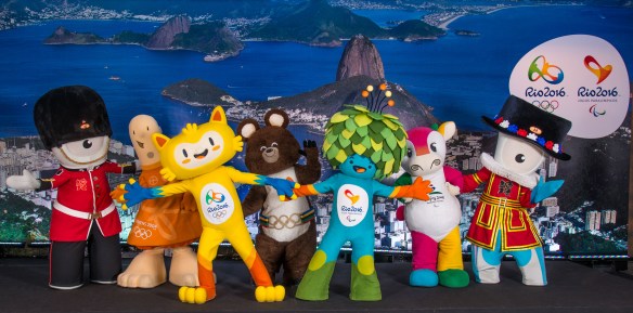 22.11.2014.Mascotes. Sede Rio2016